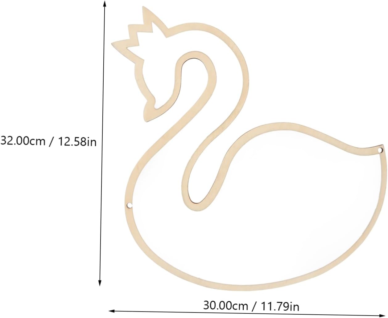 Luxury Acrylic Mirror with Swan Shape for Makeup
