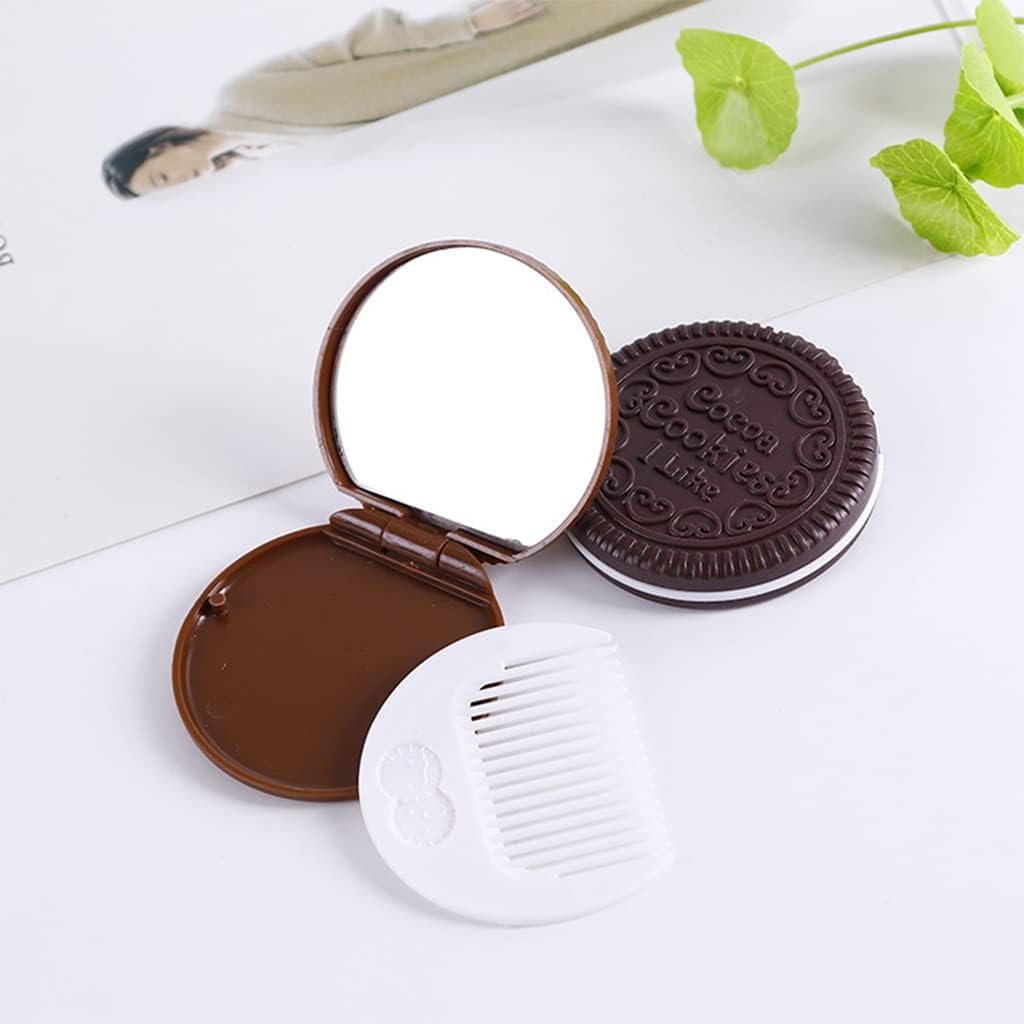 Adorable Chocolate Cookie Compact Mirror - 65CM