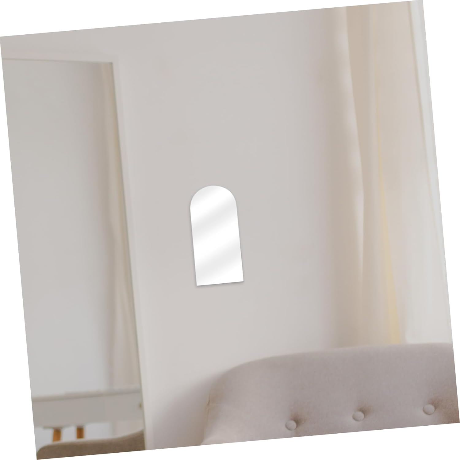 QUMIIRITY Irregular Acrylic Wall Mirror for Home Decor