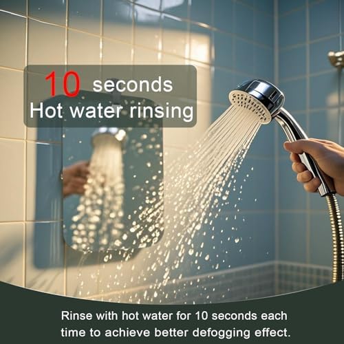 Fogless Shower Mirror for Shaving Men