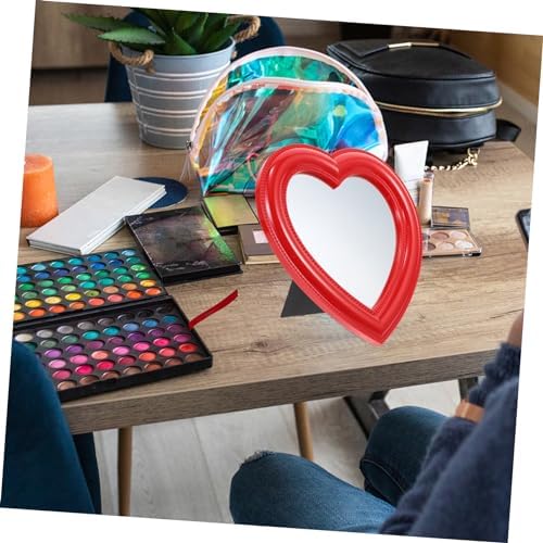 VALICLUD Heart Shaped Makeup Mirror 1
