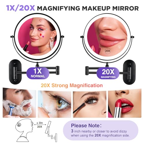 VORREMIRR 85 Double-Sided Magnifying Vanity Mirror