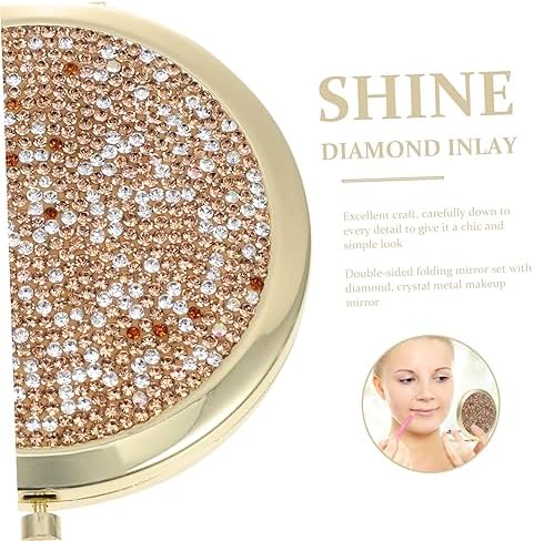 Ipetboom Portable Double-Side Diamond Mirror