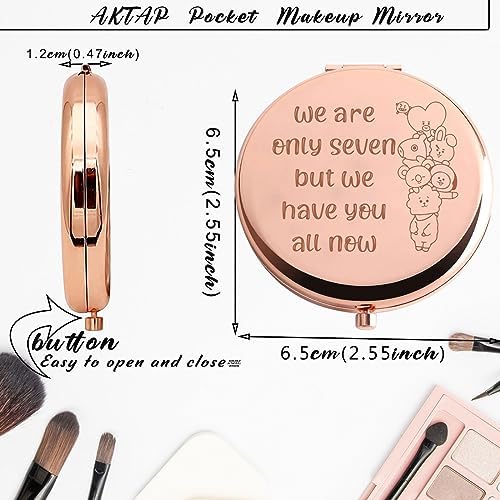 AKTAP Korean Pop Characters Makeup Mirror for BTS Fans
