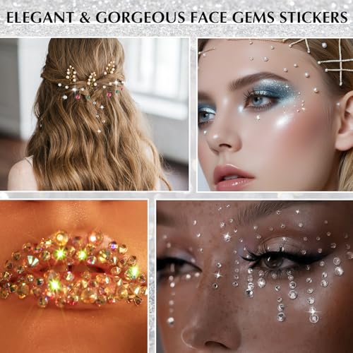 U-Shinein Glitter Freckles Face Tattoo Set