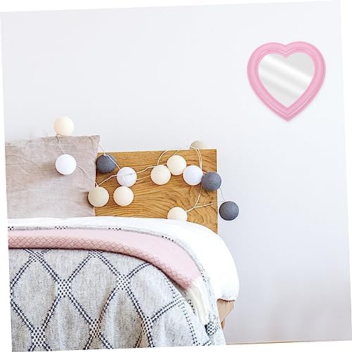 Alipis Heart-Shaped Makeup Mirror for Vanity
