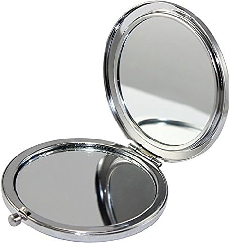 ADAMAI Cute Chinese Landscape Flower Bird Handhold Cosmetic Mirror