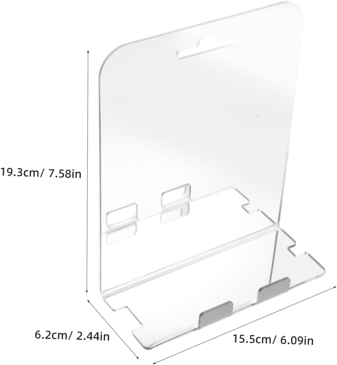 PAMINGONO Anti-Fog Shower Mirror with Razor Holder and Hooks