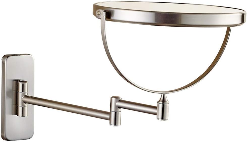 LZHIANG 8-Inch Double-Sided LED Vanity Mirror with 5X Magnification