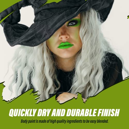MANIC PANIC Poison Ivy Green Face Body Paint - Halloween Makeup