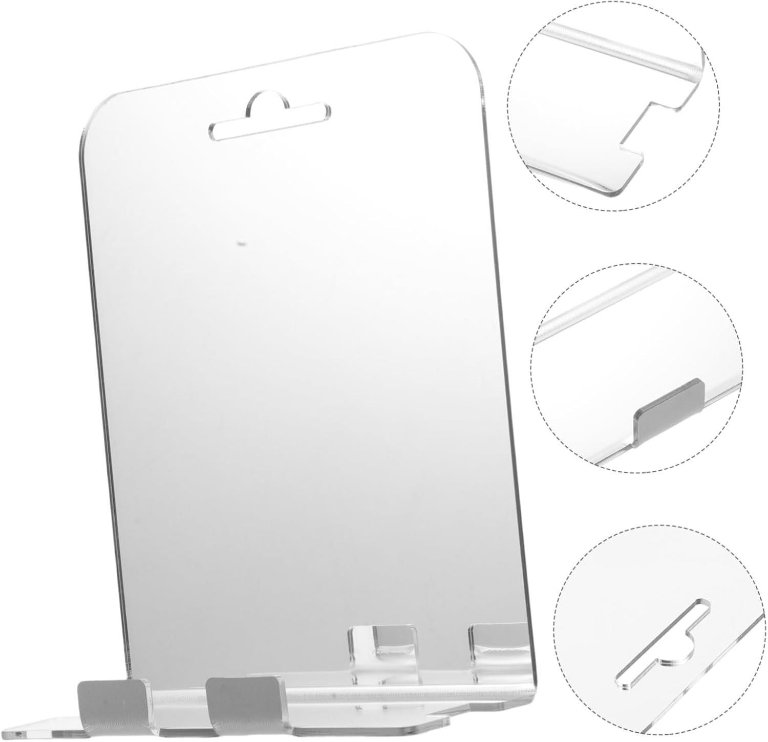 PAMINGONO Anti-Fog Shower Mirror with Razor Holder and Hooks