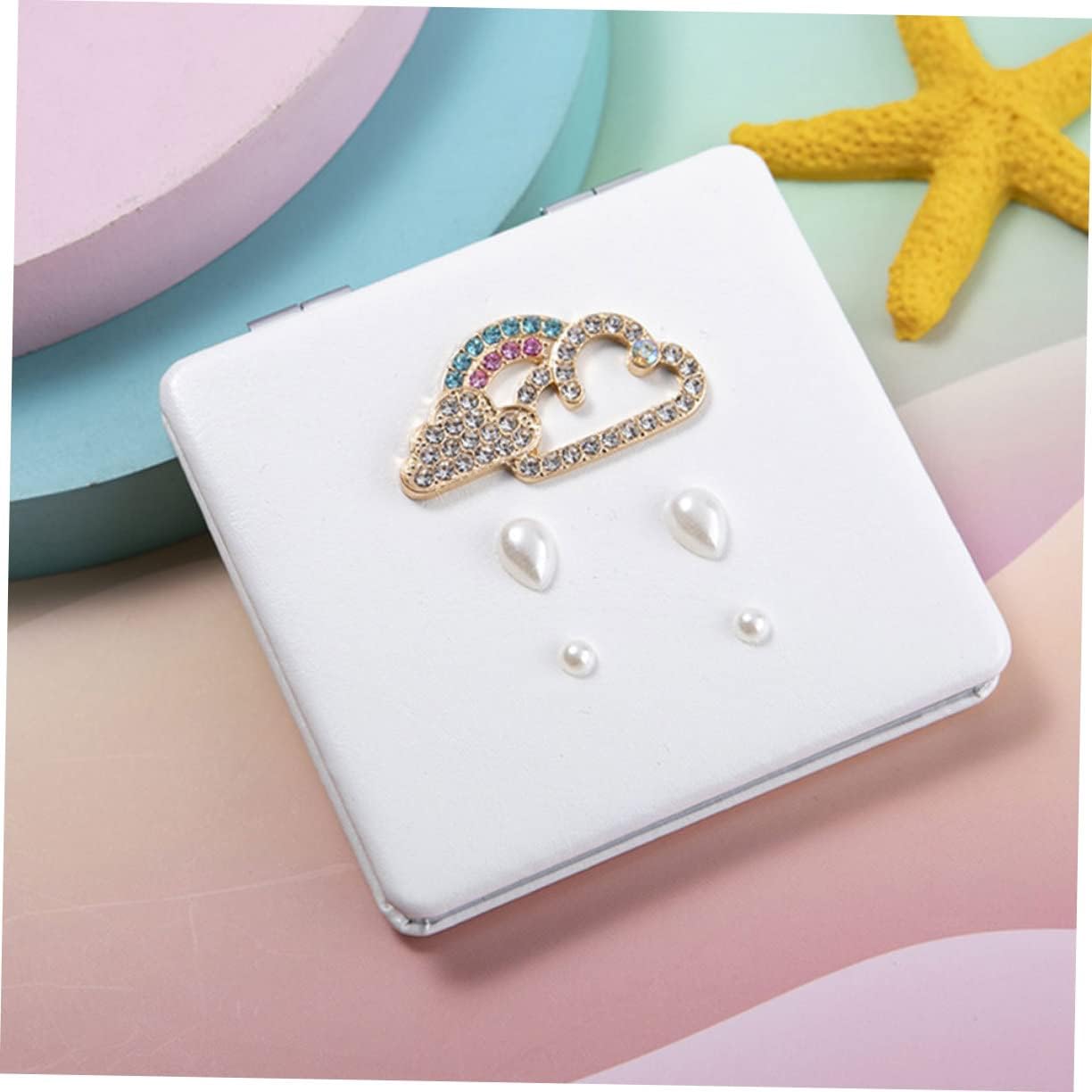 NOLITOY Double-Sided Folding Cosmetic Mirror for Travel