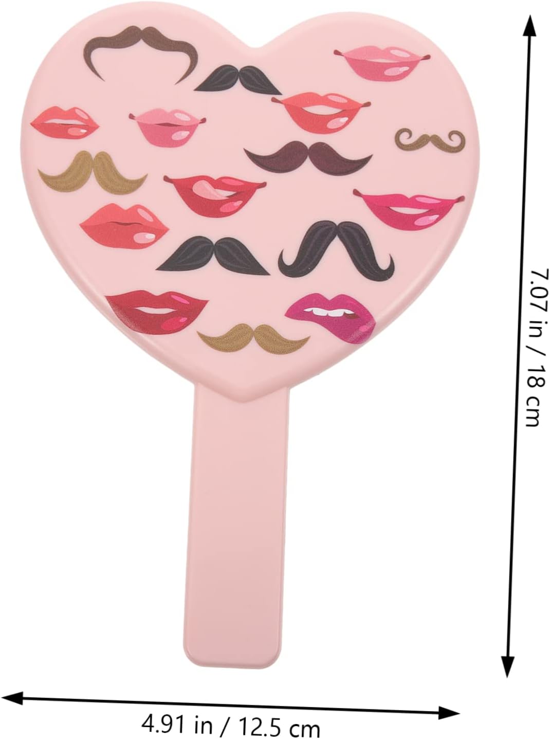 Mipcase Heart Shaped Travel Makeup Mirror