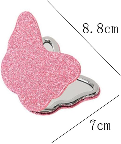 lasenersm Pink Compact Travel Makeup Mirror