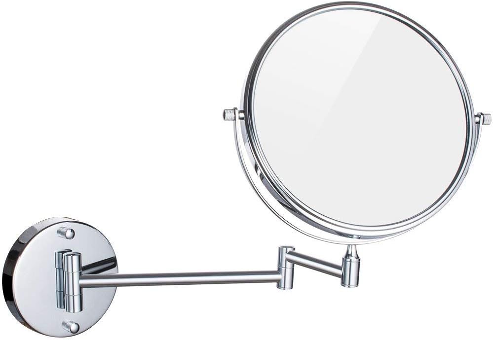 PRIMUZ Wall Mounted Makeup Mirror 360 Swivel