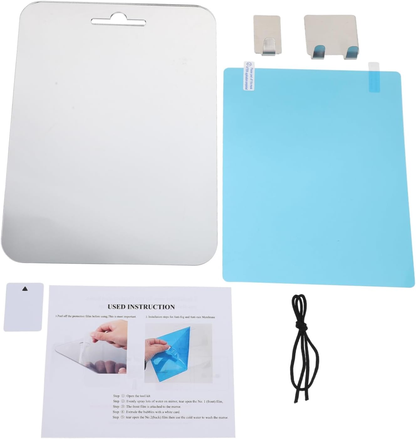 TOVINANNA Practical Anti-Fog Full Body Mirror with Razor Holder