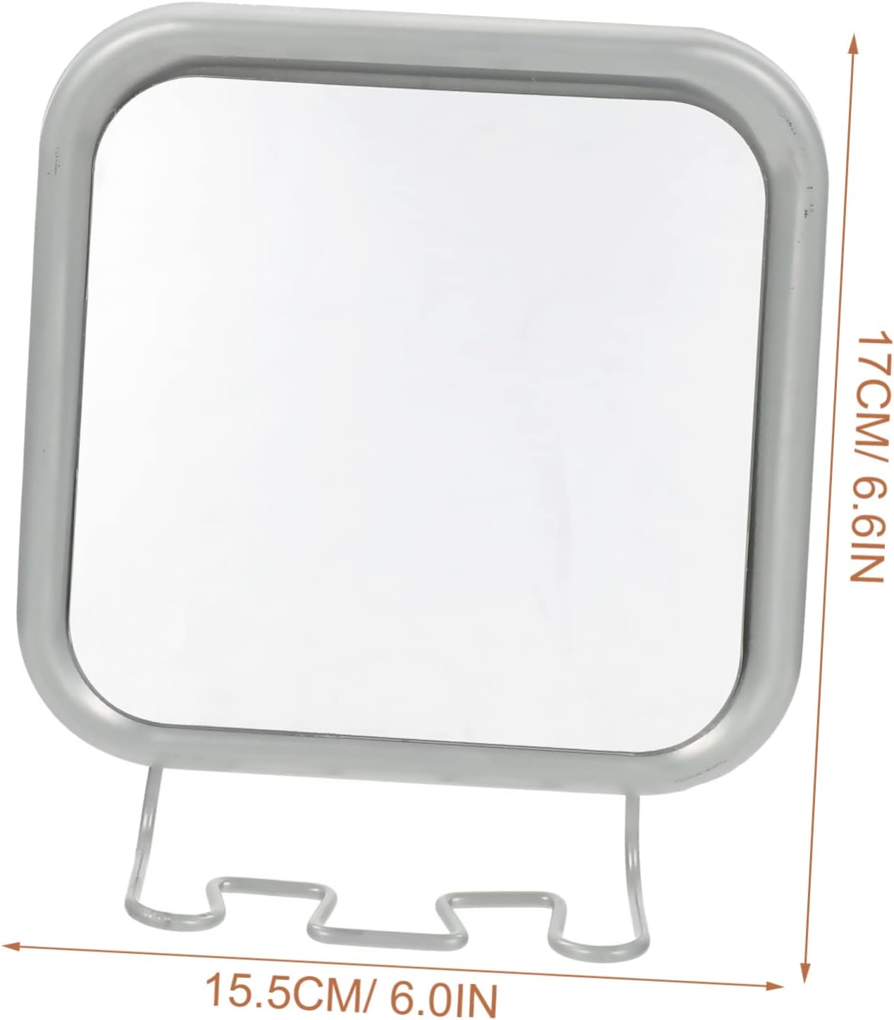 Stylish Hook Vanity Mirror with Light for Bath and Shower