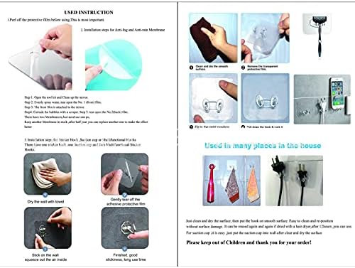 QANYEGN i Fog Shower Mirror with Hook