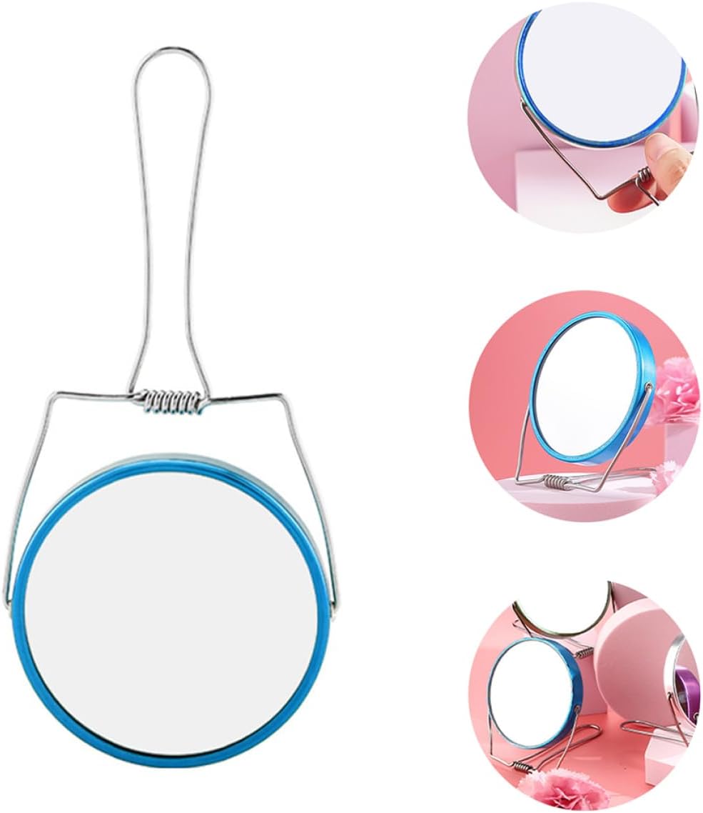 WRITWAA 1pc Portable Double Sided Makeup Mirror