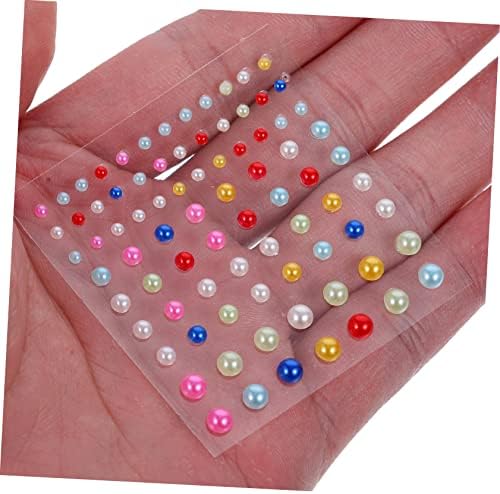 Uonlytech 5 Sets Self-Adhesive Rhinestone Stickers for Face and Body
