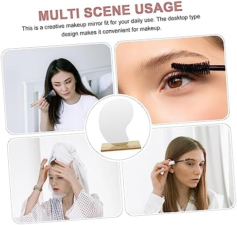 Cabilock Wooden Stand Makeup Mirror 1