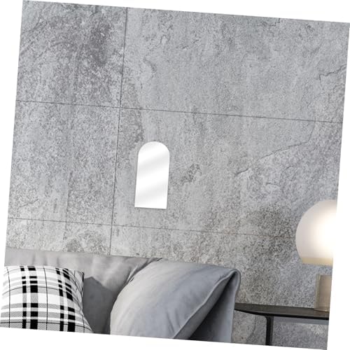PRETYZOOM Irregular Acrylic Wall Mirror for Vanity and Dorm Use