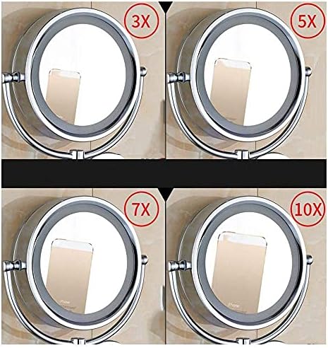 GALSOR Makeup Mirror with Light 8inch Round