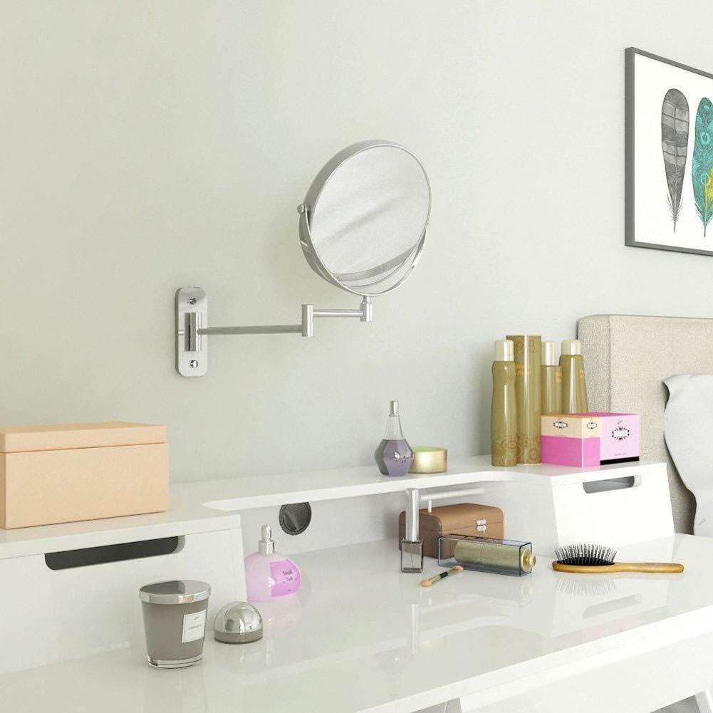 360 Degree Swivel Bathroom Mirror with 3X Magnification