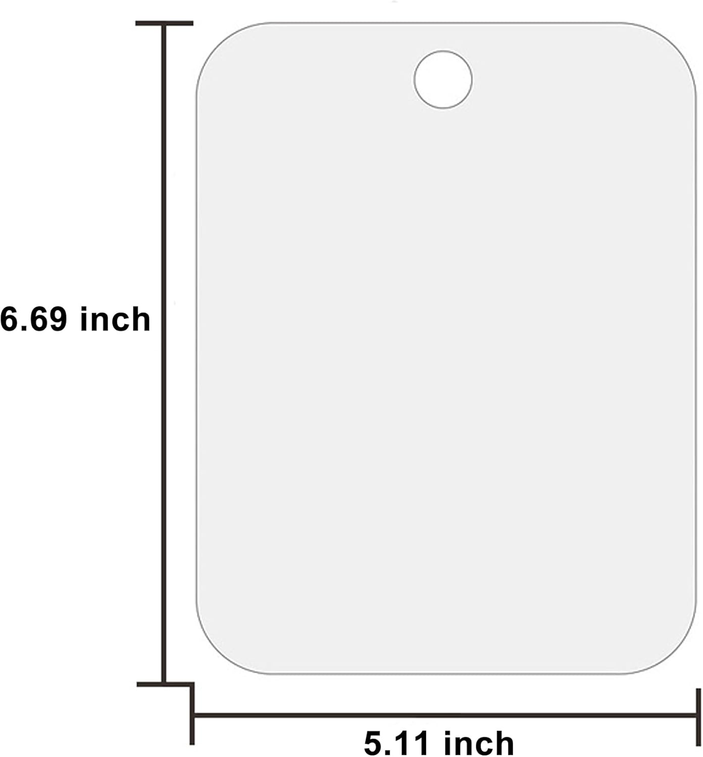 WAURCSY Fogless Shower Mirror 2PCS Set