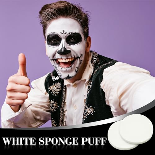 GCCL Black White Face Paint Set - 247 oz Professional Kit