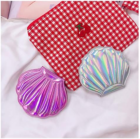 SUNESA 4pc Shell Makeup Mirror with Light 1