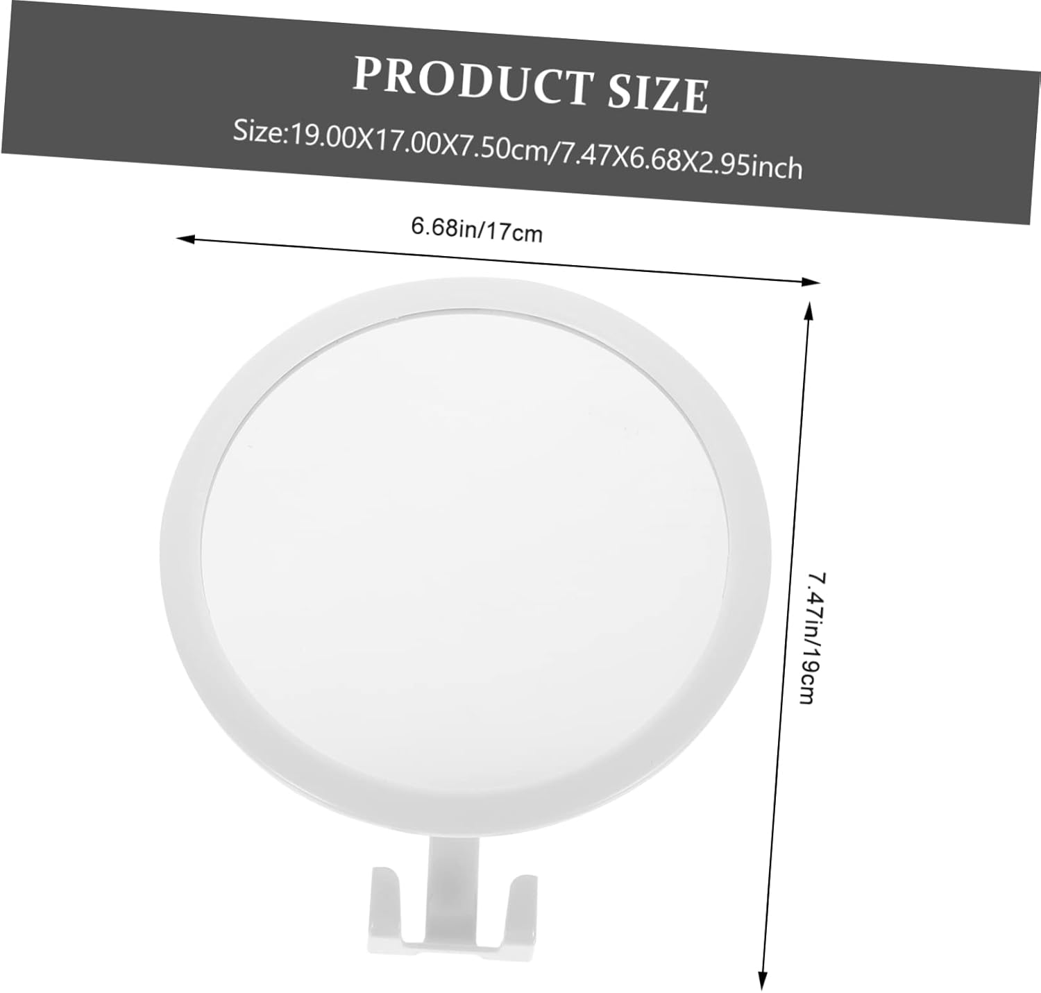 Mikinona Foldable Wall Mounted Makeup Mirror