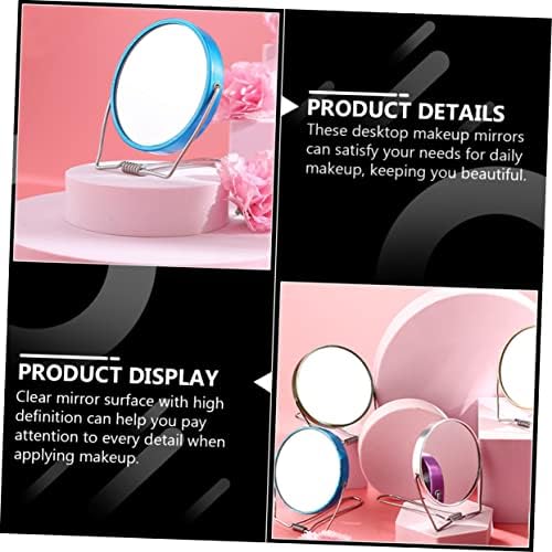 Stainless Steel Double-Sided Foldable Mirror for Home Travel Beauty Salons