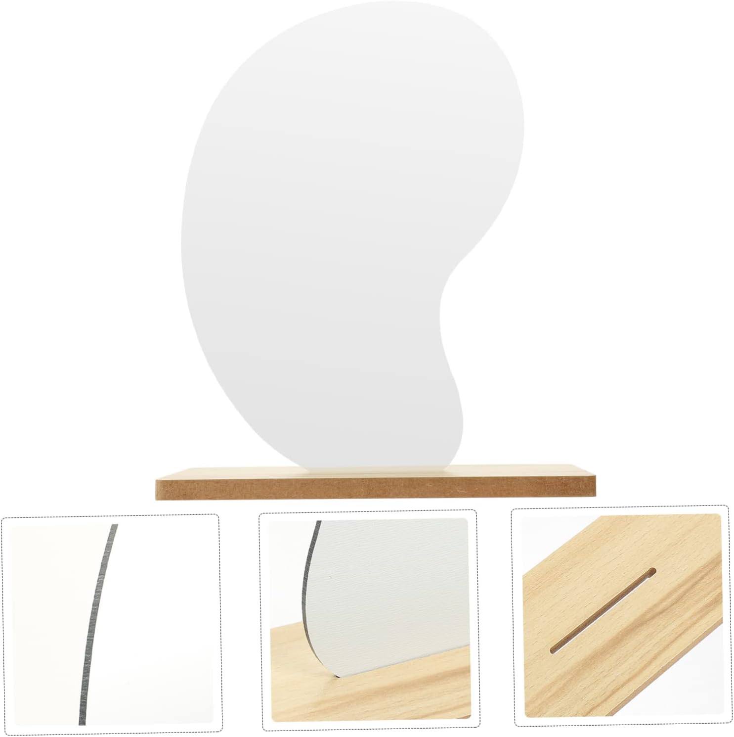 VOSAREA Frameless Acrylic Makeup Mirror
