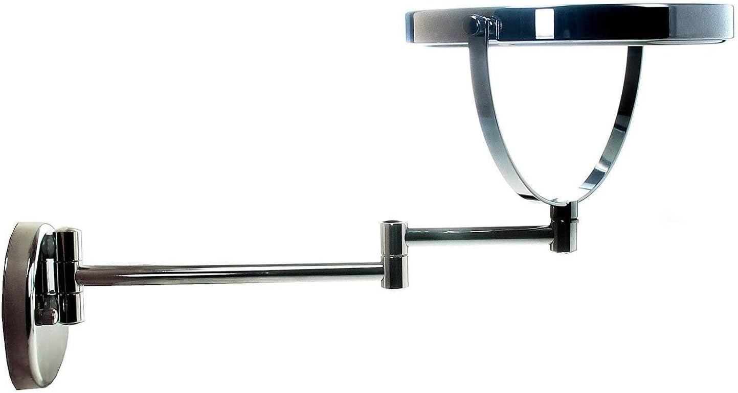 AMHIL Foldable Two-Sided Vanity Mirror Wall Mount