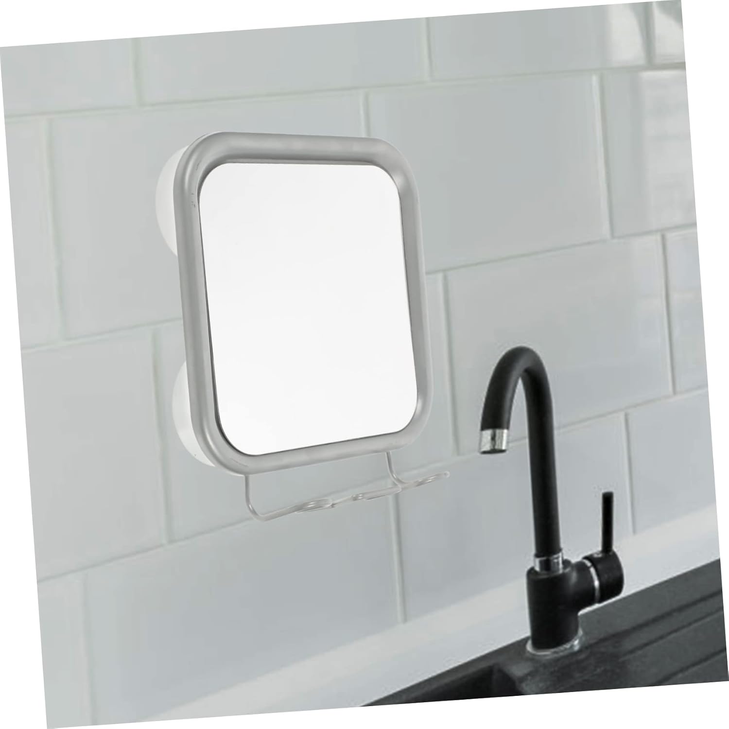 DOITOOL Hook Vanity Mirror Portable Bathroom Shower Mirror