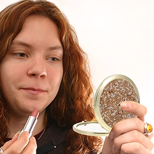 Beavorty Women Portable Foldable Makeup Mirror
