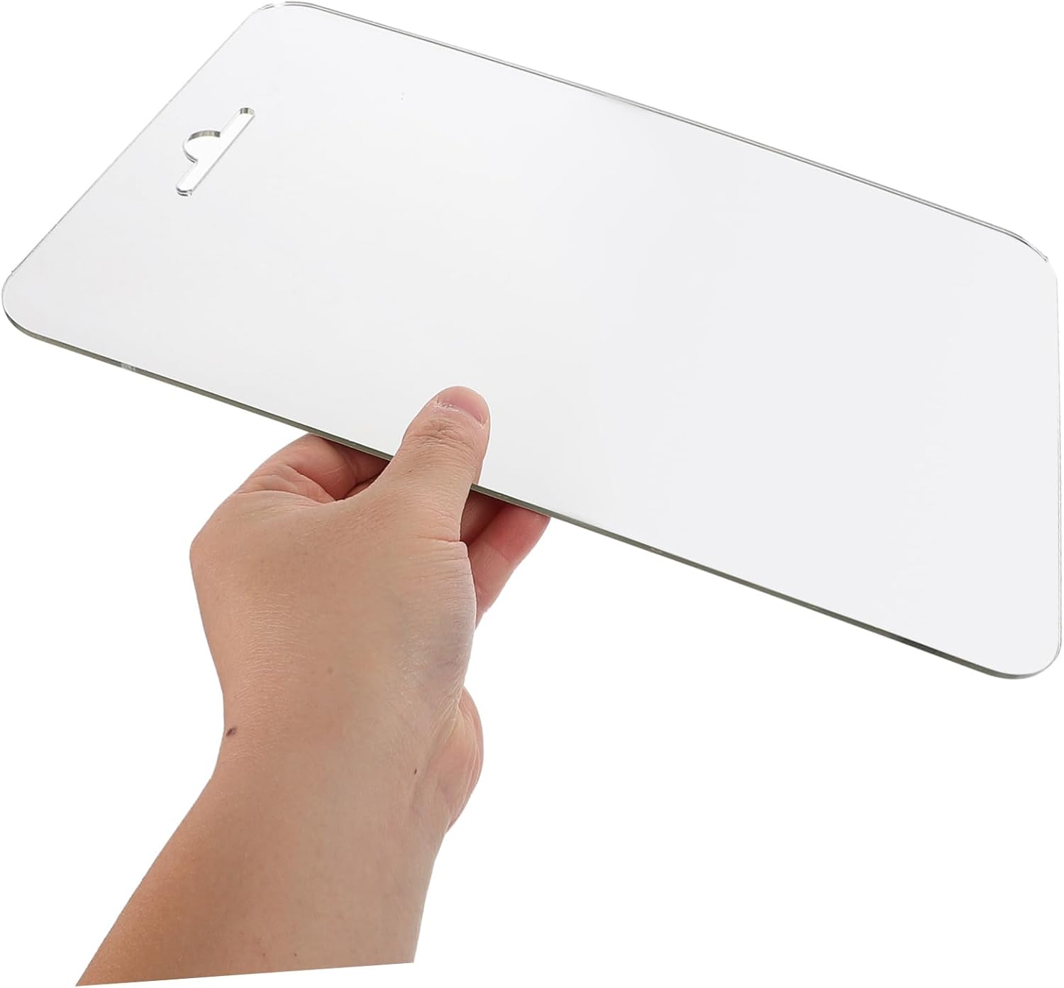 30x20cm Acrylic Hanging Shower Mirror with LED Lighting