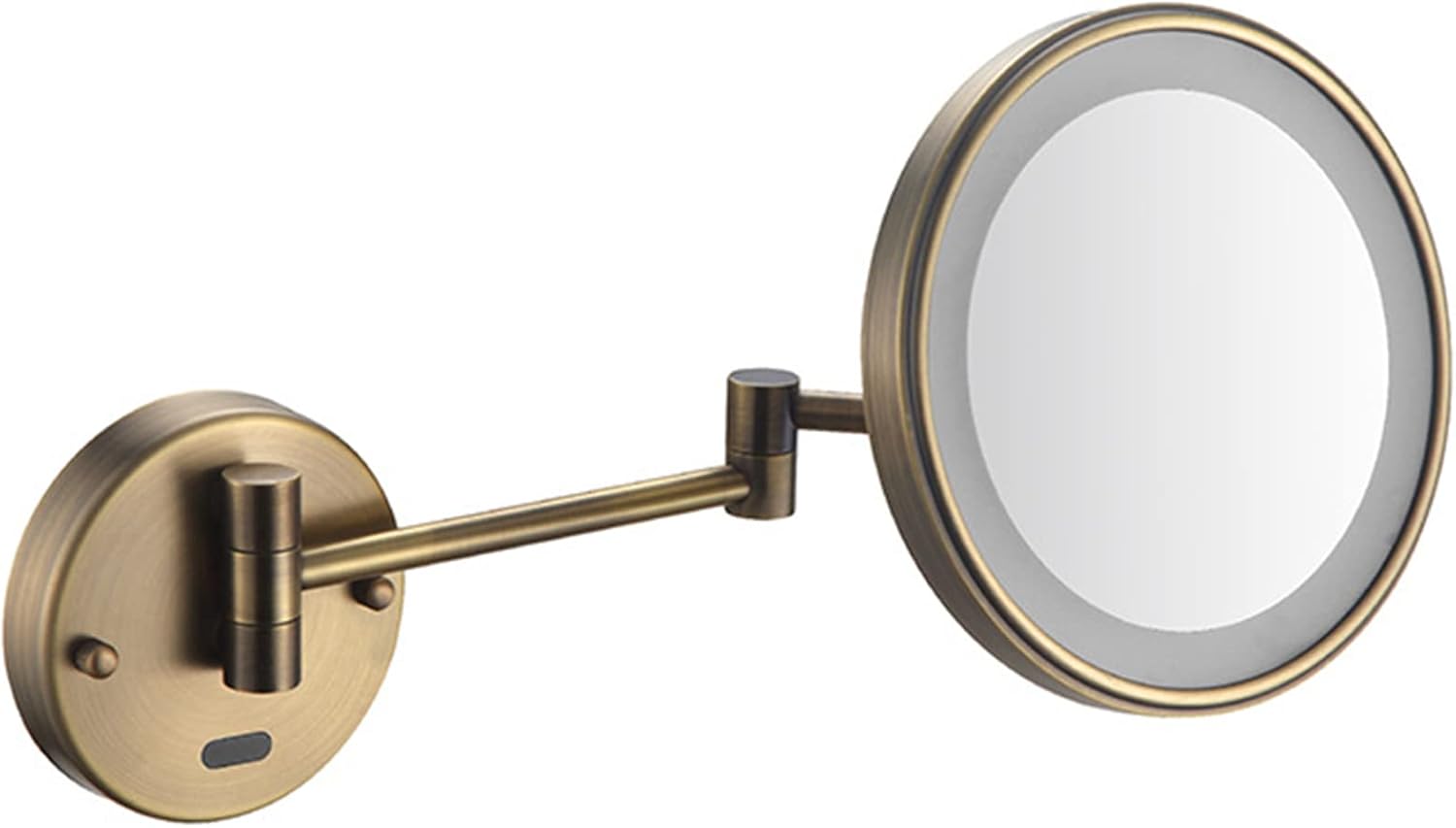 Smart Sensor Makeup Mirror with 10X Magnification and LED Light