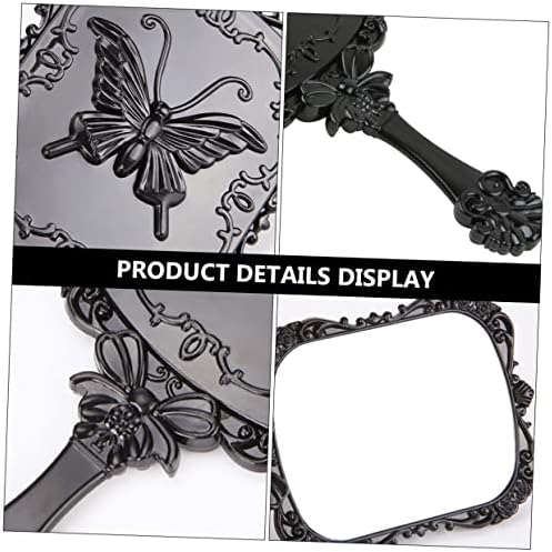 VICASKY 2Pcs Portable Vanity Mirror with Long Handle 1