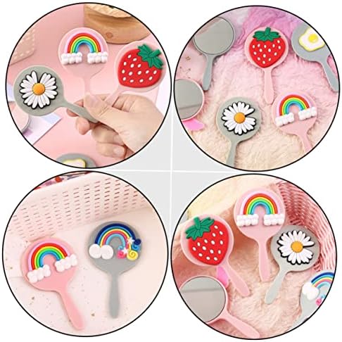 MERRYHAPY Compact Portable Makeup Mirror with Light