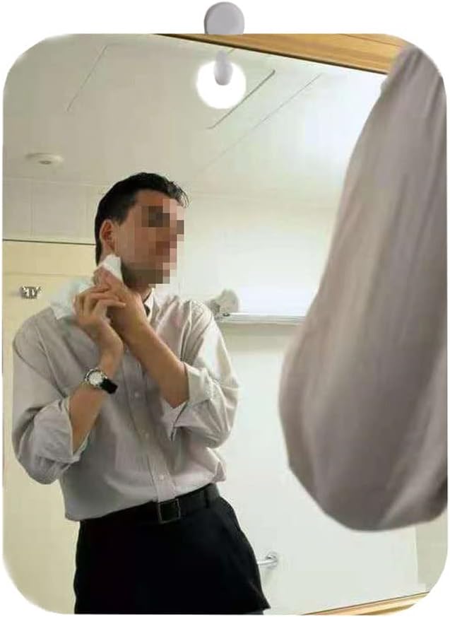 2PCS Shower Mirror Fog Free for Shaving and Makeup