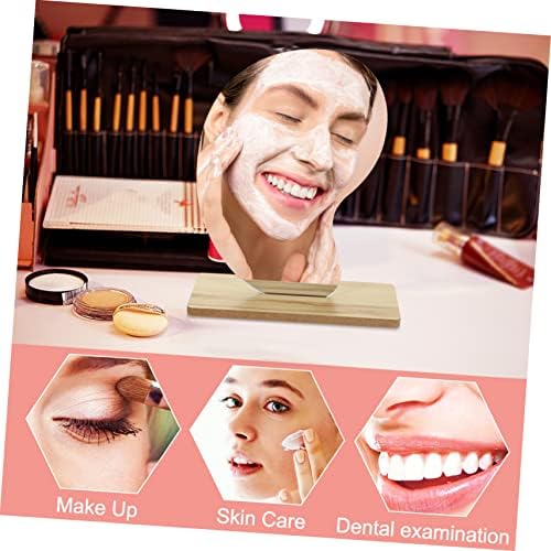 ULTECHNOVO Acrylic Flip Cosmetic Mirror Simple Shape Design Easy to Use