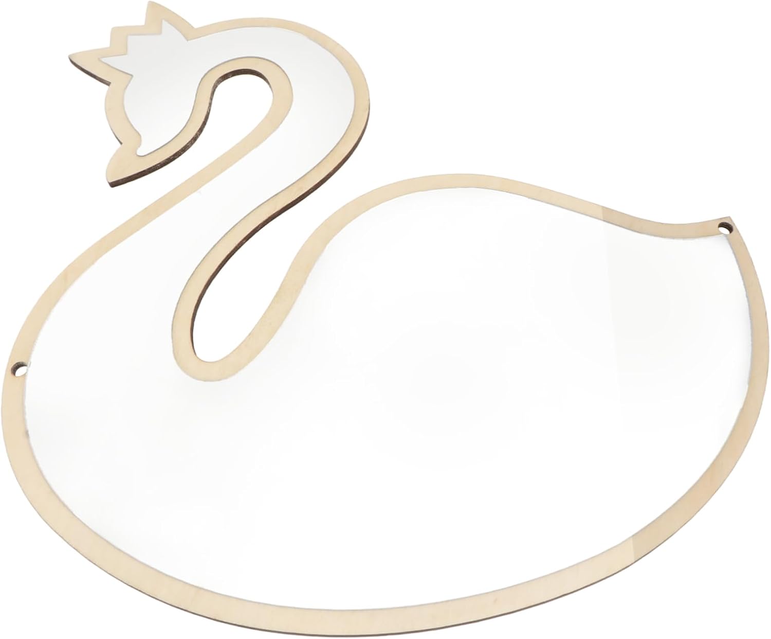 Luxury Acrylic Mirror with Swan Shape for Makeup