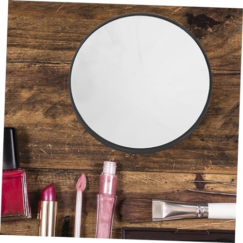 OUNONA 10x Magnifying Mirror with Suction Cups Black