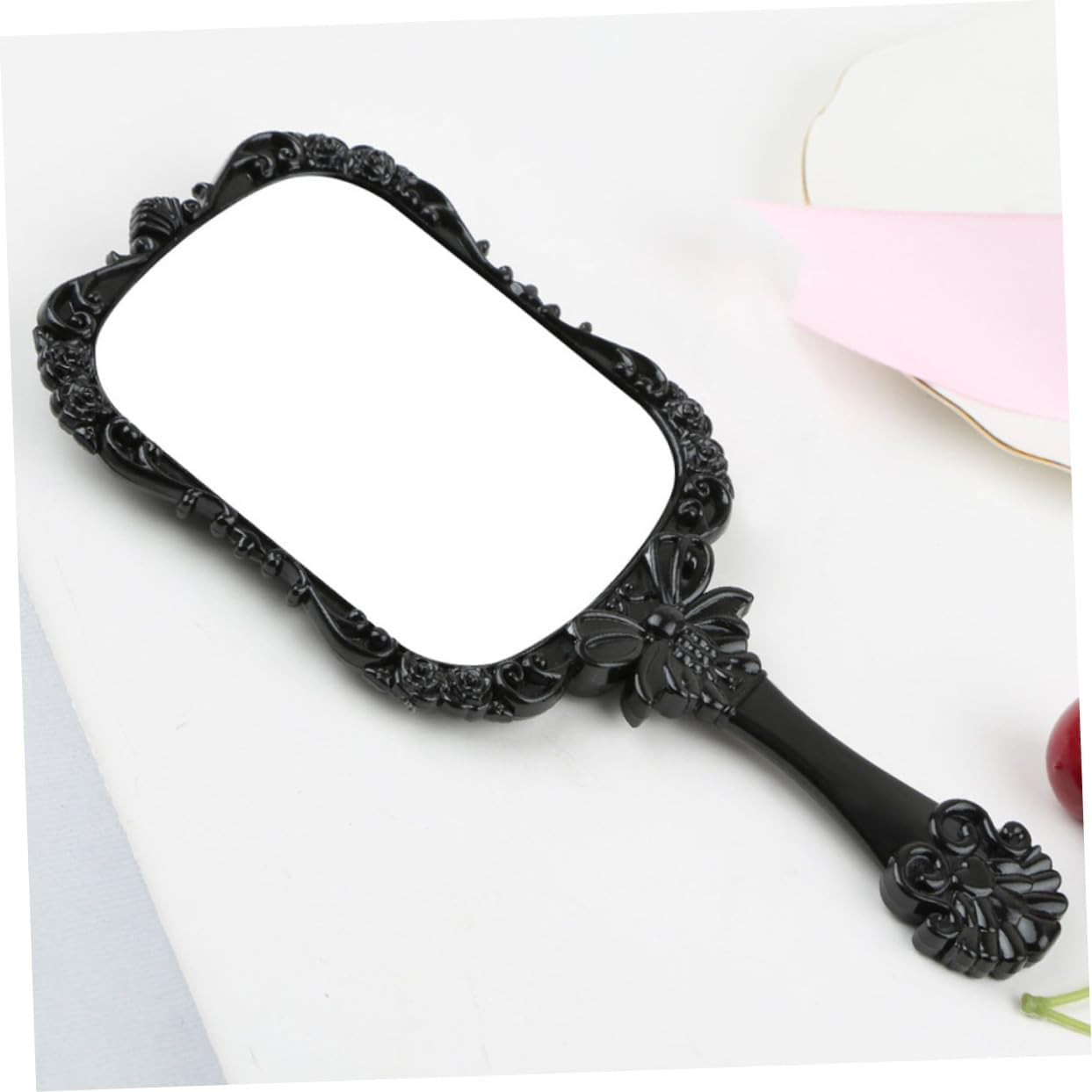 VICASKY 2Pcs Portable Vanity Mirror with Long Handle 1