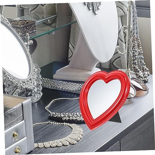Heart Shaped Desktop Makeup Mirror Wall Vanity Mirror for Women