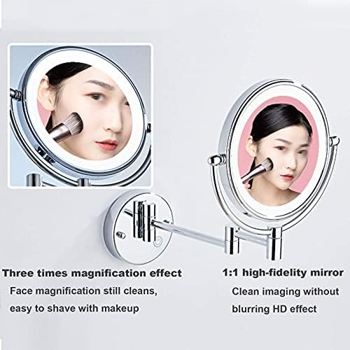 LCARY Wall Mirror 78 Inch Double Sided Swivel 1X10X