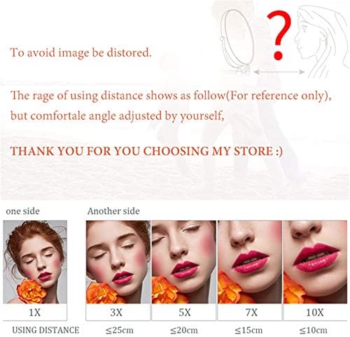 NOVOCE 8 Inch Double Sided Makeup Mirror with 3X Magnification 1