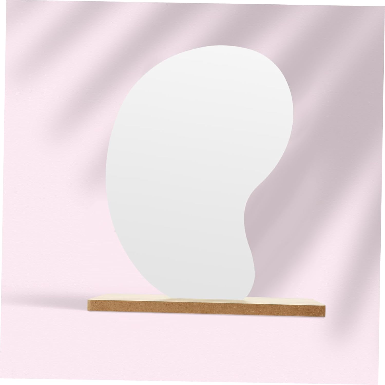 ULTECHNOVO Acrylic Flip Cosmetic Mirror Simple Shape Design Easy to Use